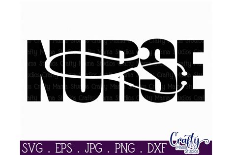 Nurse Svg Nurse Cut File Nursing Svg Nurse Word Art By