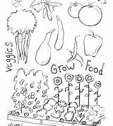 Coloring Garden Vegetable Pages Career Printable Kids Color Secret Tools Getcolorings Getdrawings Colorings sketch template