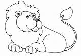 Lion Clipart Outline Clip Drawing Cute Line Baby Lds Cliparts Animal Primary Color Drawings Mormon Kids Draw Sleeping Clipground Children sketch template