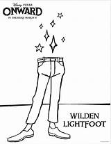 Onward Lightfoot Wilden Pixar Unidos Malvorlage Dibujalandia sketch template
