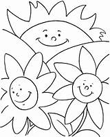 Coloring Summer Pages Jumbo Kids Flowers Happy Simple Color Print Holiday Printable Flower Time Children Painting Jet Great Getcolorings Site sketch template