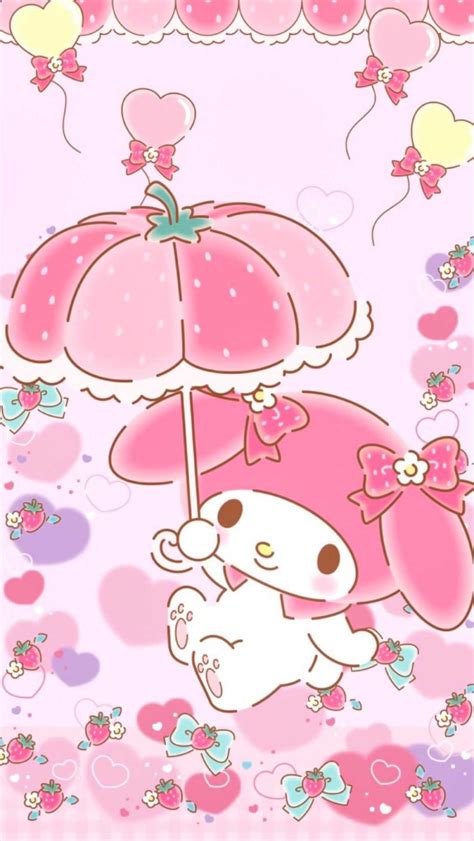 sanrio  melody wallpaper carrotapp