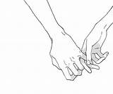 Holding Hands Drawing Hand Anime Reference Couple Draw Poses Tumblr sketch template