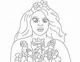 Drag Queens sketch template