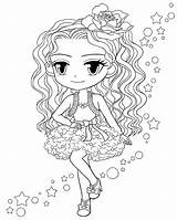 Pretty Coloring Girl Pages Getcolorings Printable sketch template