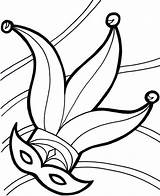 Coloring Pages Gras Jester Mardi Hat Festival sketch template