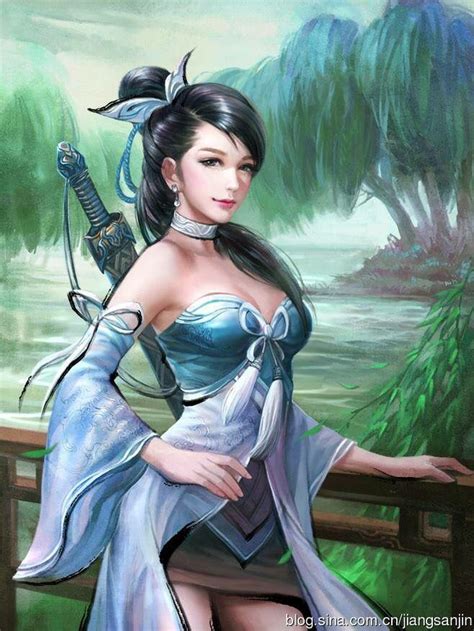 chinese art beautiful 3d fantasy lady 1 ♡