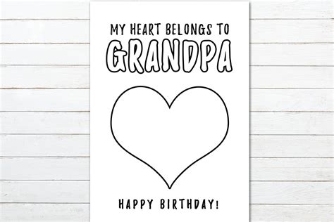 birthday card grandpa downloadable birthday cards  print printable