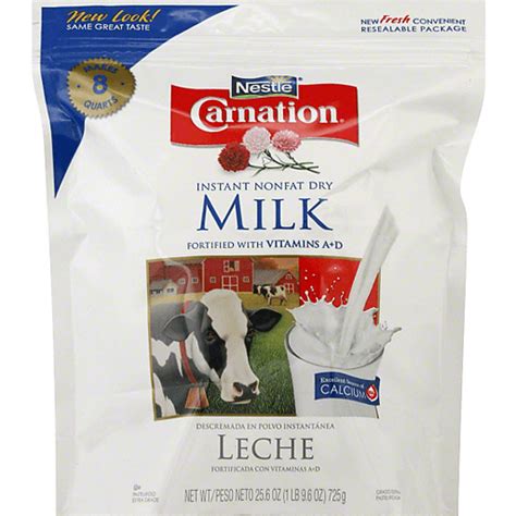carnation instant nonfat dry milk  oz bag pantry donelans