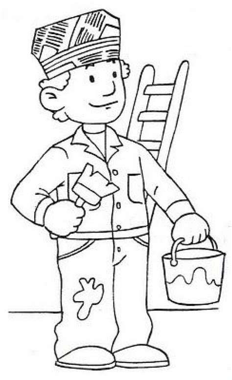 career coloring pages  kindergarten  svg images file