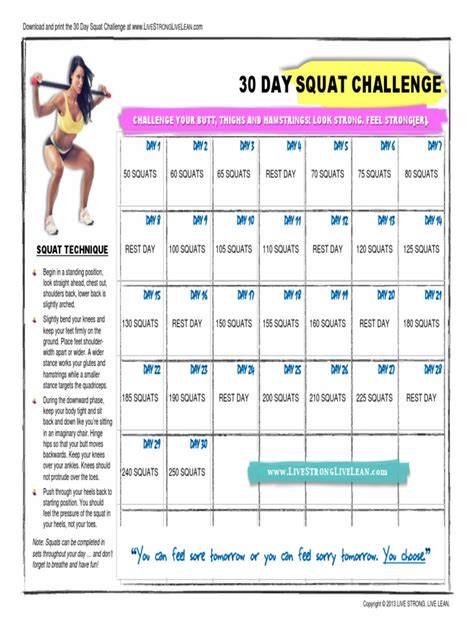 30 day squat challenge pdf
