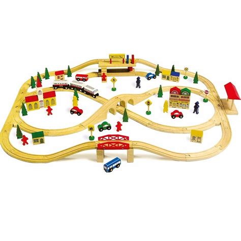 houten speelgoed trein groot blokker