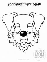 Coloring Schnauzer Simplemomproject sketch template