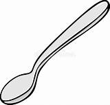 Spoon Vector Illustration Clipart Stock Teaspoon Illustrations Dreamstime Metal Tablespoon Royalty Vectors Next Preview sketch template