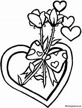 Coloring Kleurplaten Valentijn Pages Kleurplaat Hart Valentijnsdag Vaderdag Van Fleur Coeur Gif Afkomstig Eu sketch template