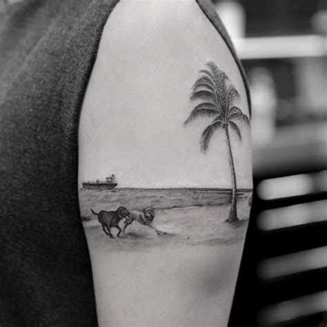 38 alluring palm tree tattoo designs tattooblend
