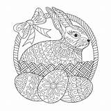 Rabbit Egg sketch template
