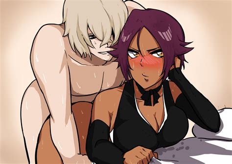 Shihouin Yoruichi Bleach 1girl Dark Skin Sex Image View