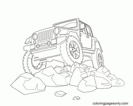 printable jeep coloring pages updated  coloring home