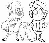 Mabel Dipper Waddles sketch template