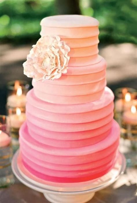 Ombre Wedding Cake I Like This Better Than The Usual