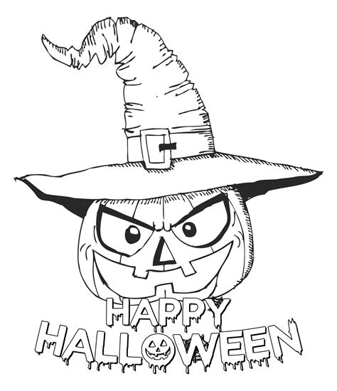 printable halloween coloring pages  adults
