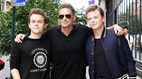rob lowe s sons 5 things to know about matthew and john lowe hollywood