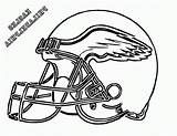 Eagles Coloring Helmet Pages Football Nfl Philadelphia Helmets Eagle Printable Logo Drawing Clipart Drawings Cowboys Mask Cliparts Color Colouring Team sketch template