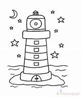 Lighthouse Morska Latarnia Kolorowanki Halaman Bestcoloringpagesforkids Lighthouses Kanak Wydruku sketch template