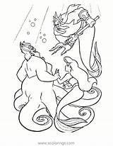 Triton Ursula King Ariel Coloring Pages Xcolorings 98k 1100px 850px Resolution Info Type  Size sketch template