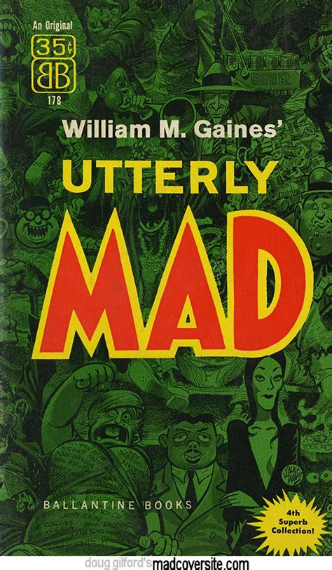 Doug Gilfords Mad Cover Site Mad Paperback 4 Utterly Mad