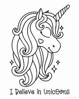 Unicorns Essentiallymom sketch template