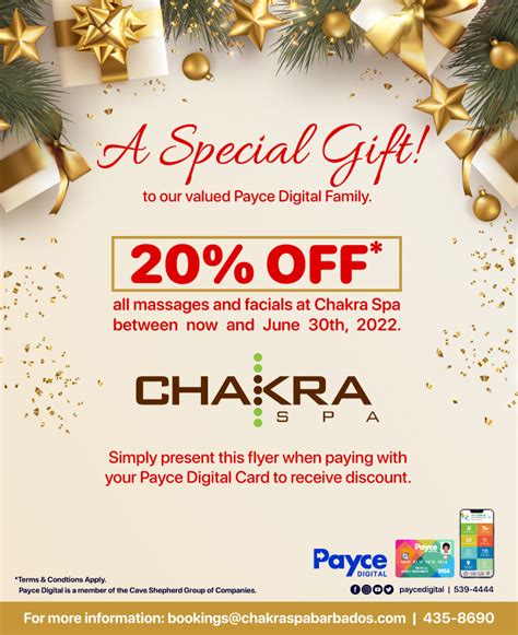 chakra spa  discount payce digital