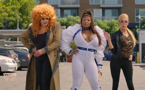 these drag race stars are charlie s angels in hilarious parody