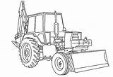 Excavator Traktory Kolorowanki Kolorowanka Colouring Ausmalbilder Bagger Druku Tractor Traktor Wydrukowania Malowanki Digger Ausmalen Koparka Darmowe Dla Wydruku Malvorlagen sketch template
