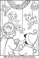 Coloring Pages Christmas Vintage Retro Embroidery Popular Countdown Book Patterns Days Qisforquilter Choose Board Books sketch template