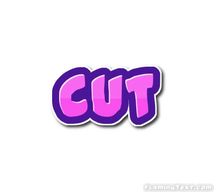cut logo  logo design tool  flaming text