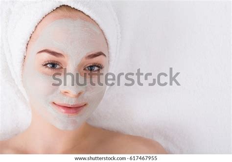 face mask spa beauty treatmen copy stock photo  shutterstock