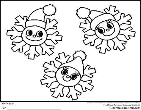 snowflake coloring pages    print