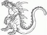 Godzilla Coloring Pages Printable King Ghidorah Sheet Coloring4free Sheets Color Kids Three Monster Books Clipart Worm Scatha Popular Clip Gorilla sketch template