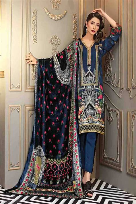 gul ahmed winter collection   fashion central