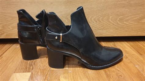 black  cut boots womens fashion footwear boots  carousell