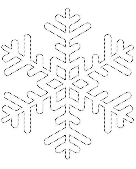printable snowflake template patterns printable snowflake template