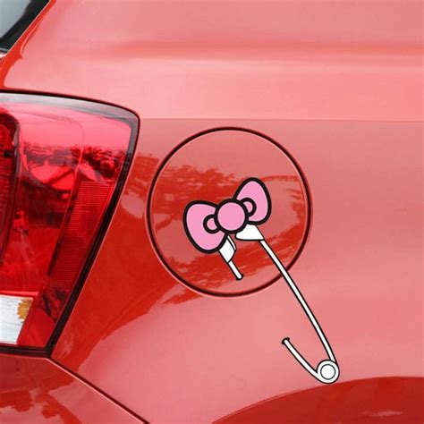 buy fuel tank cap hello kitty car stickers automobiles