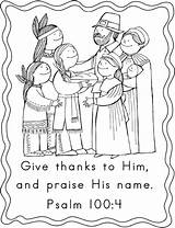 Psalm Preschool Pilgrim sketch template