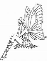 Coloring Pages Fairy Fairies Rainbow Printable Kids sketch template