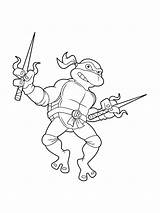 Coloring Pages Raphael Printable Ninja Turtles sketch template