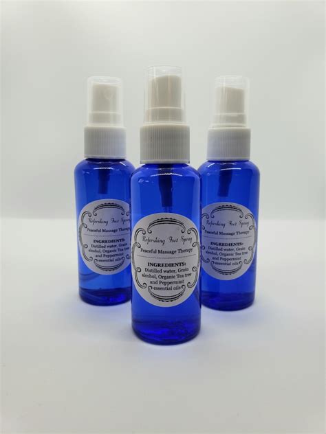 refreshing foot spray peaceful massage therapy