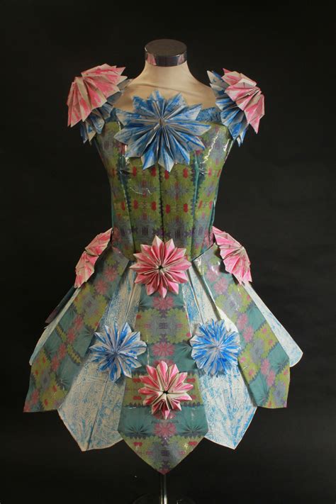 paper dress paper dress ideas pinterest origami recycled fashion  paper design