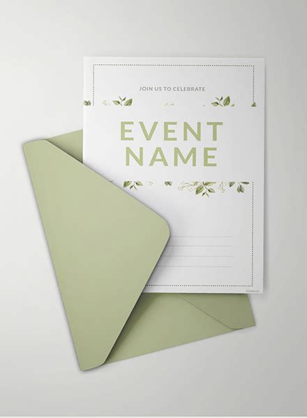 event invitation template  ms word publisher illustrator